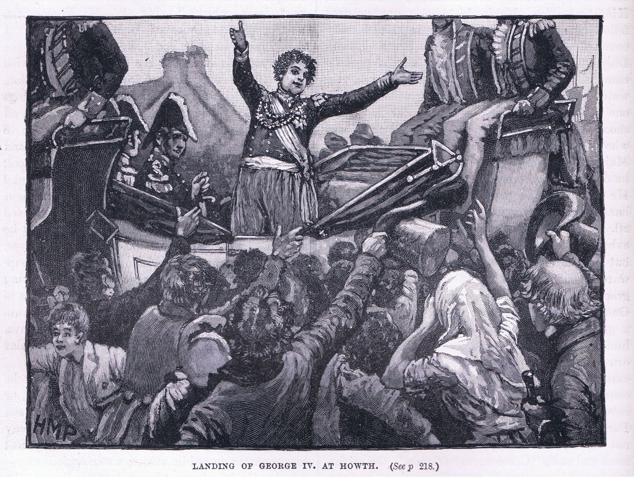 Desembarco de Jorge IV en Nowth de Henry Marriott Paget