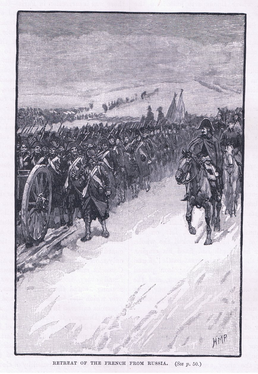 Retirada de los franceses de Rusia en 1812 de Henry Marriott Paget