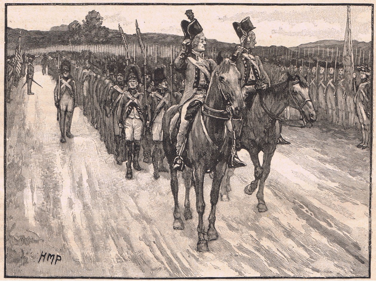 Rendición de Lord Cornwallis, Yorktown AD 1781 de Henry Marriott Paget