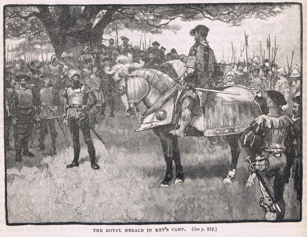 El heraldo real en el campamento de Ket, 1549 de Henry Marriott Paget
