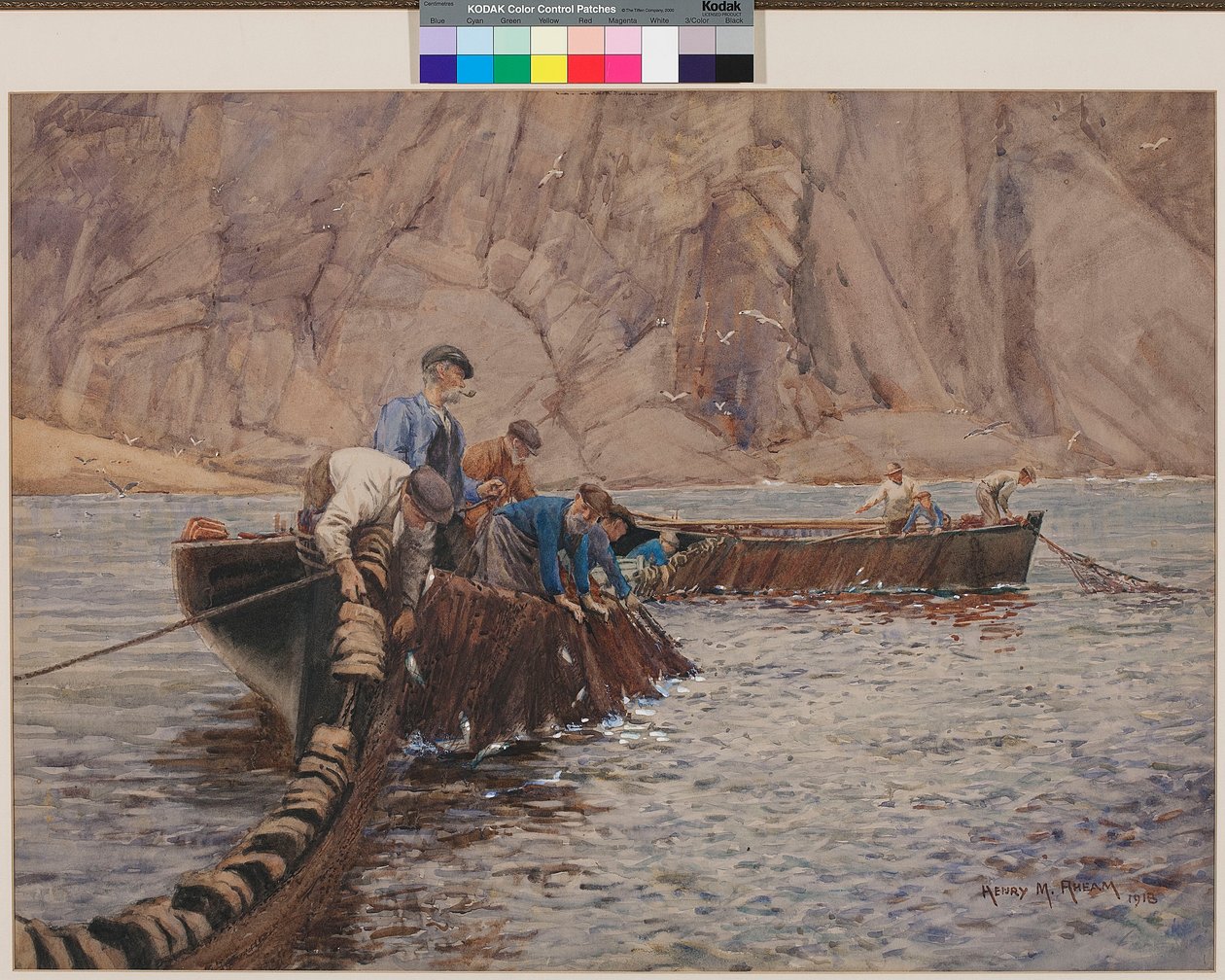 Pesca de cerco, 1913 de Henry Meynell Rheam