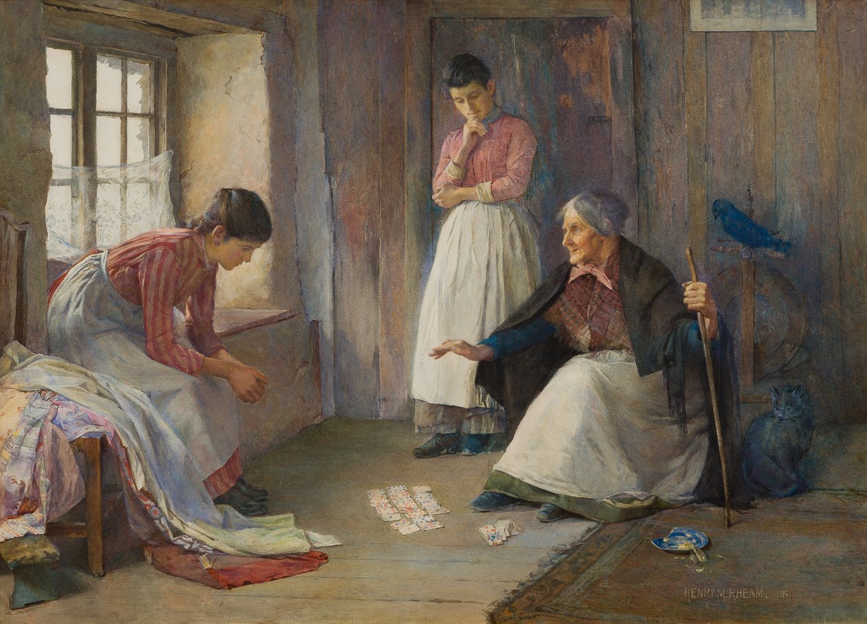La adivina, 1891 de Henry Meynell Rheam