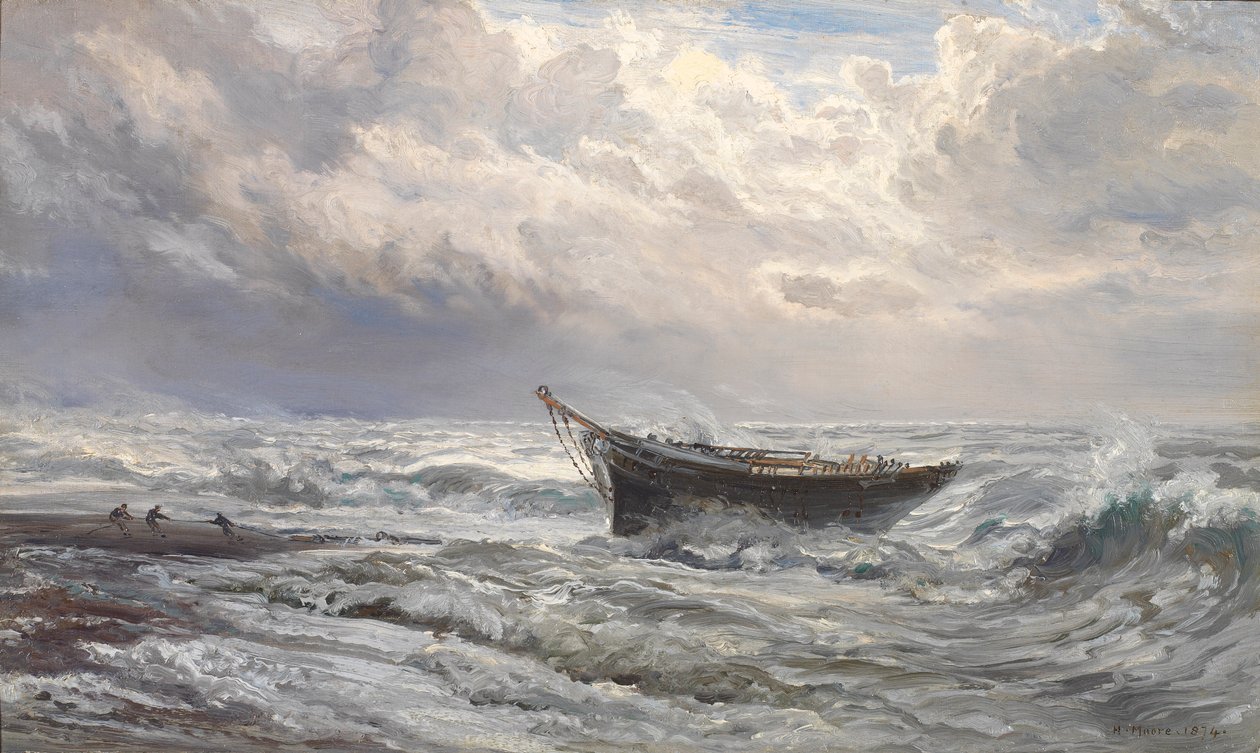 Mares tormentosos, 1874 de Henry Moore