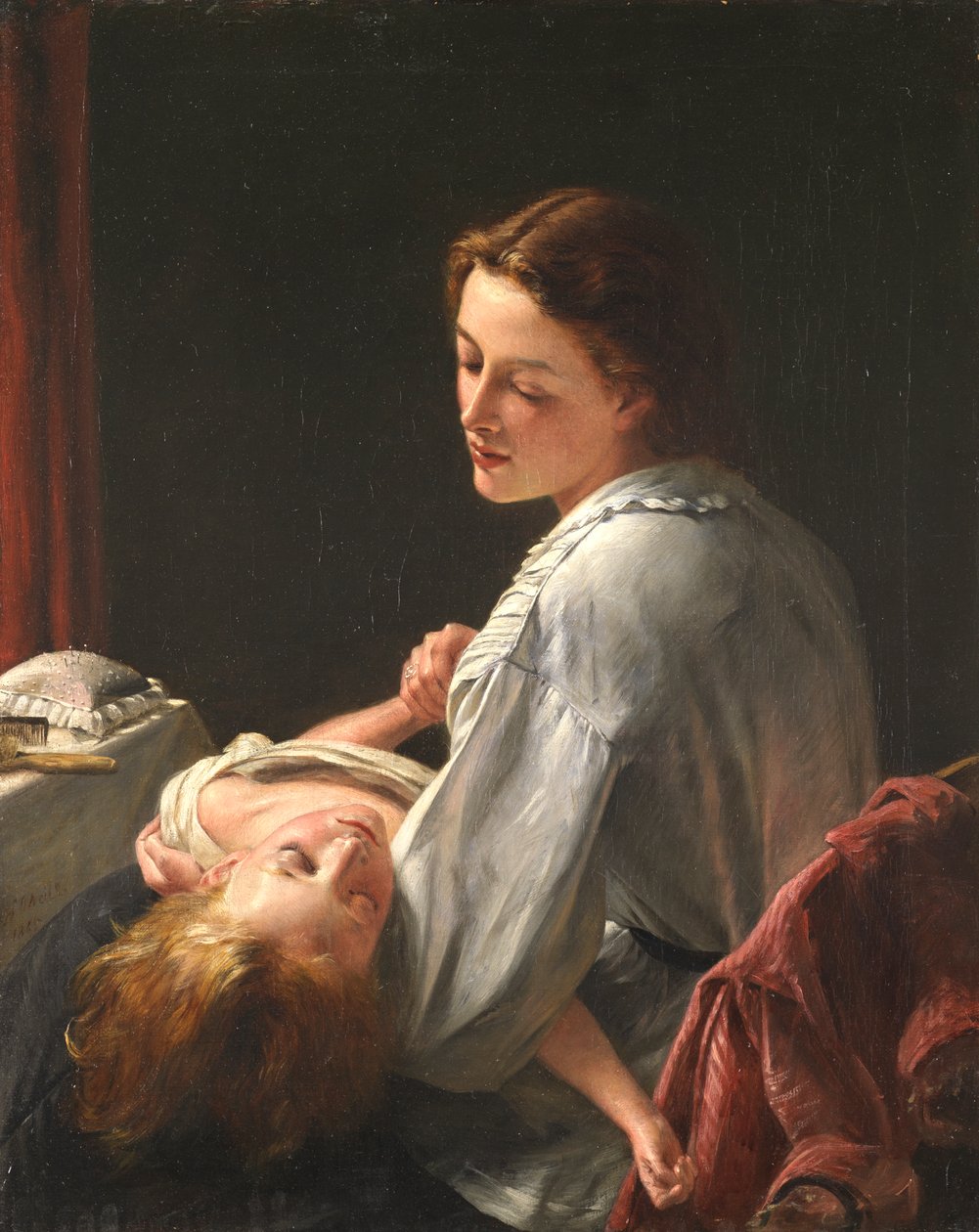 La Lección, 1865 de Henry Nelson O
