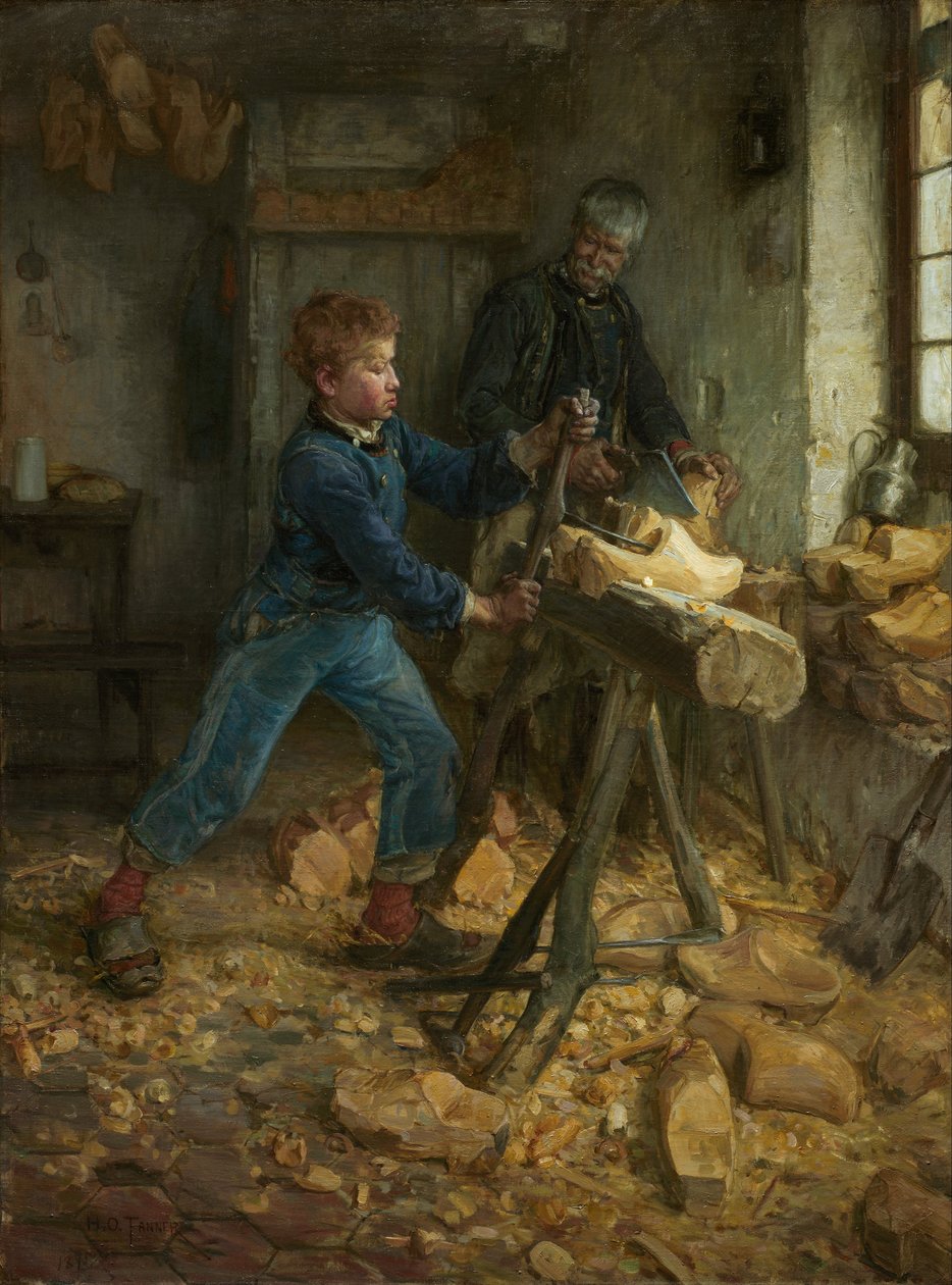 El Joven Fabricante de Zuecos de Henry Ossawa Tanner