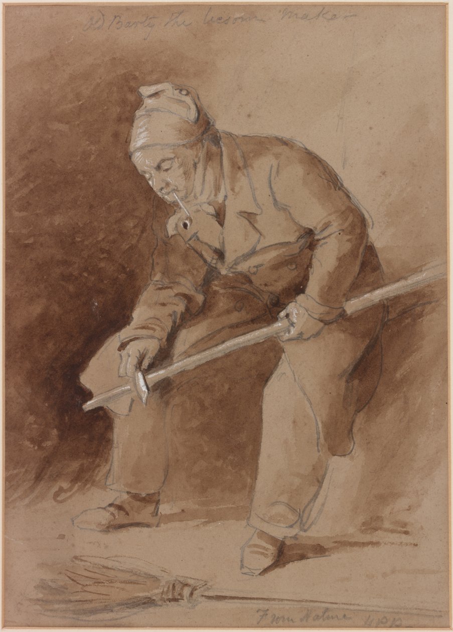 El viejo Barty el fabricante de escobas de Henry Perlee Parker