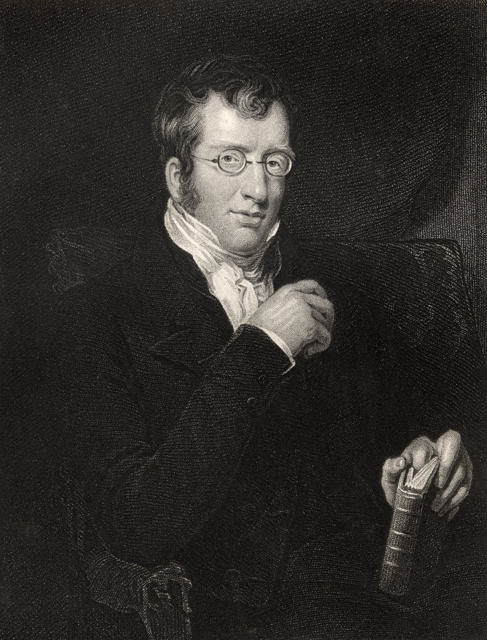 Sir Thomas Fowell Buxton, grabado por W.Holl, de 