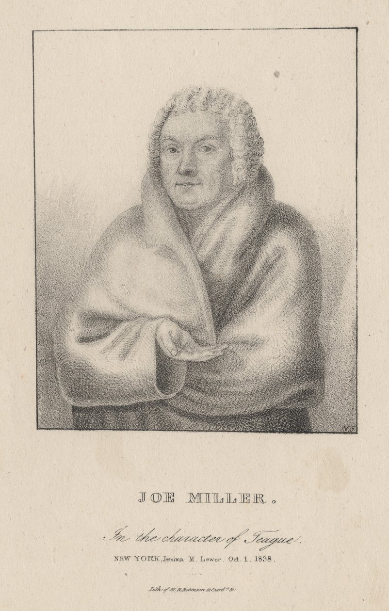 Joe Miller en el Personaje de Teague de Henry R. Robinson