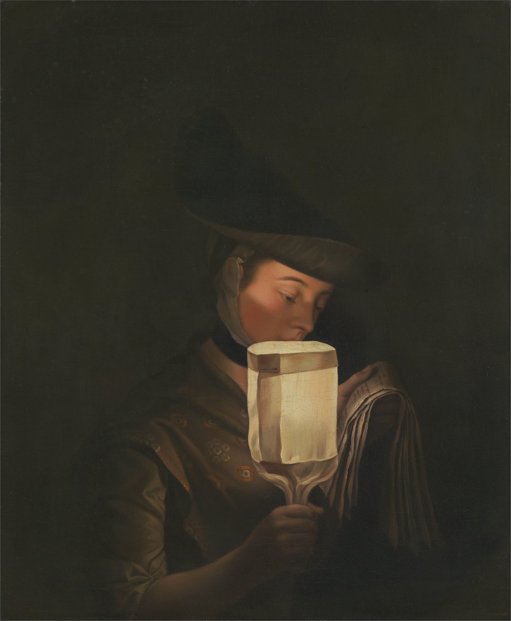 El Cantante de Baladas de Henry Robert Morland