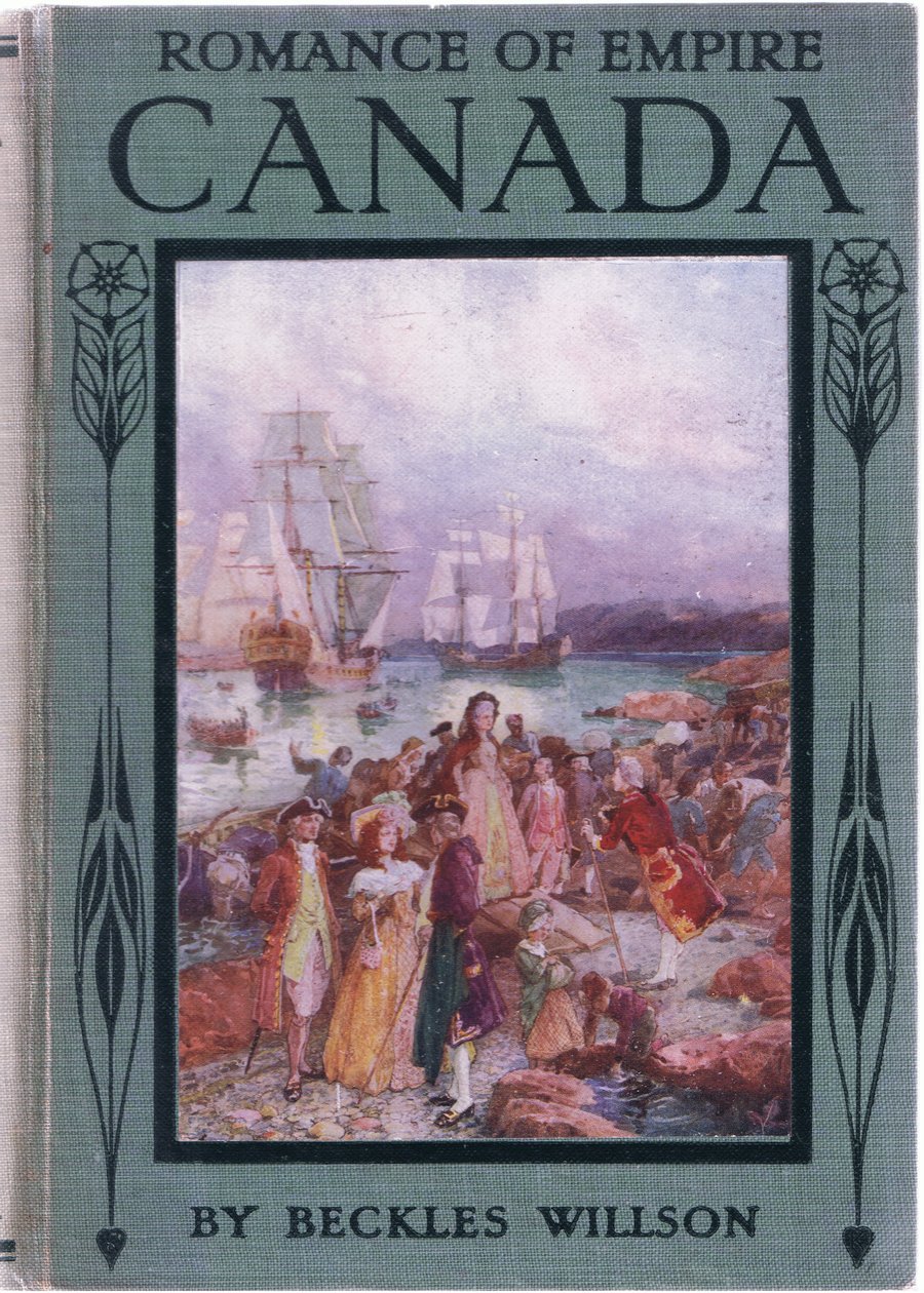Portada de Romance de Canadá, c.1920 de Henry Sandham