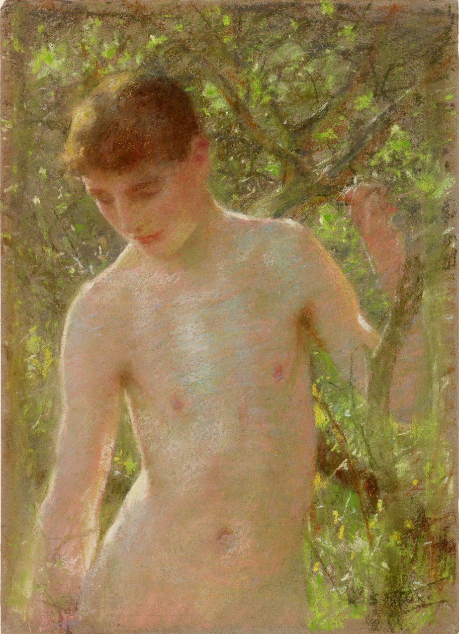Estudio de un niño de Henry Scott Tuke