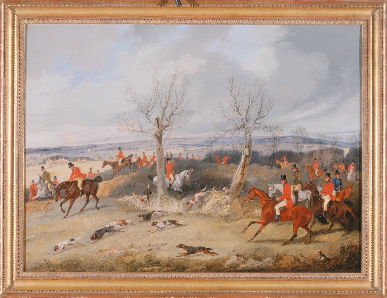 Escena de Caza: En Plena Carrera de Henry Thomas Alken