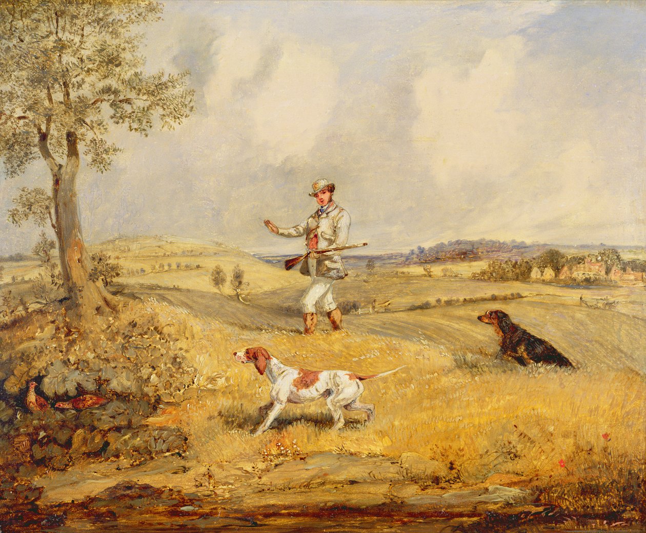 Caza de Perdices de Henry Thomas Alken