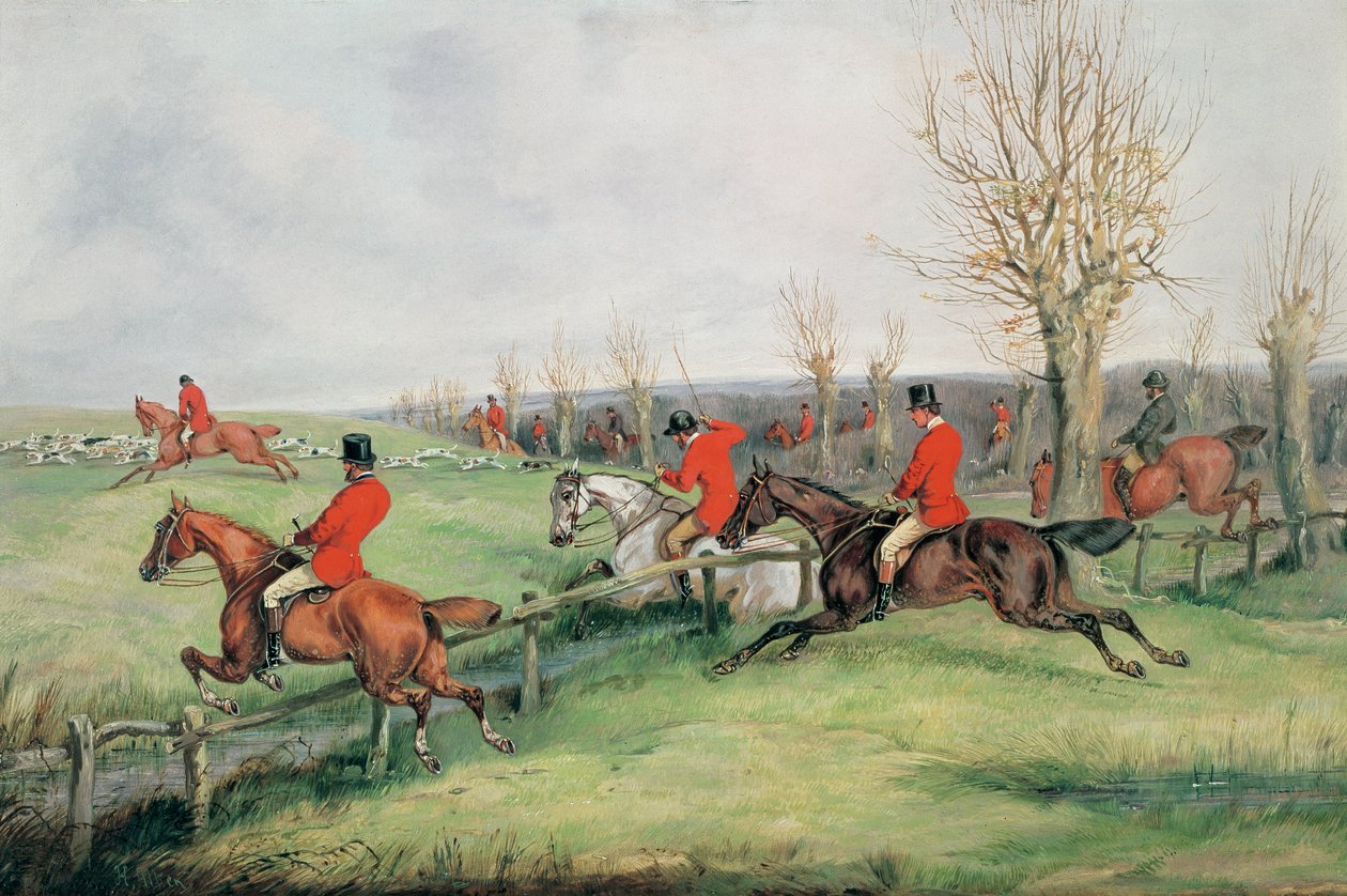 Escena deportiva, siglo XIX de Henry Thomas Alken