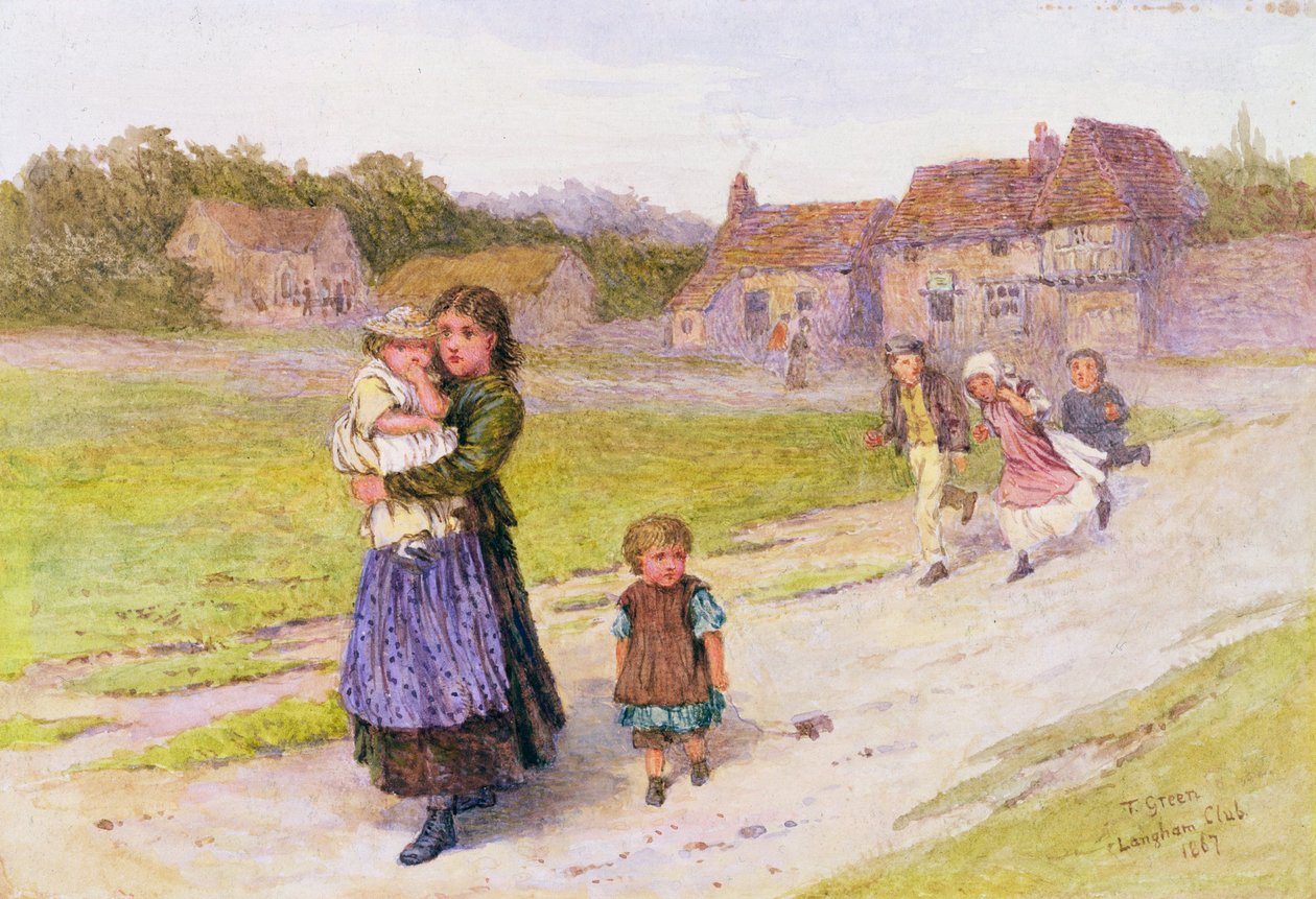 Después de la escuela, 1867 de Henry Towneley Green