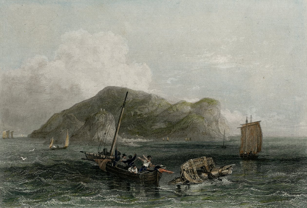 Terceira, grabado por Edward Finden de Henry Warren