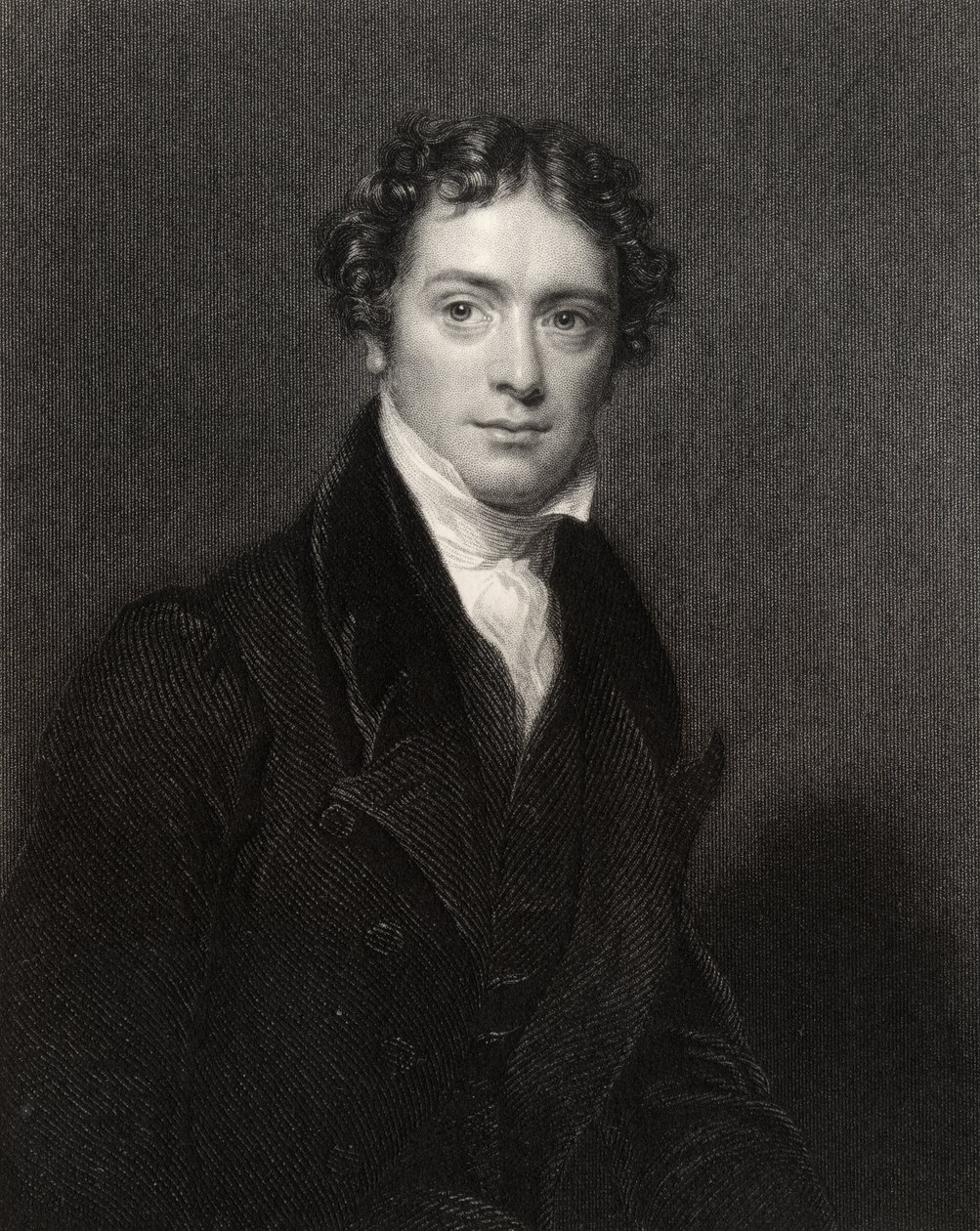 Michael Faraday, grabado por J. Cochran, de 