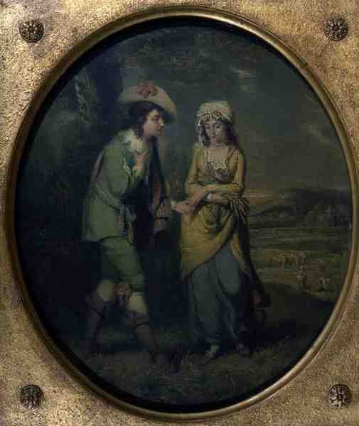 El cortejo de Henry (attr) Walton