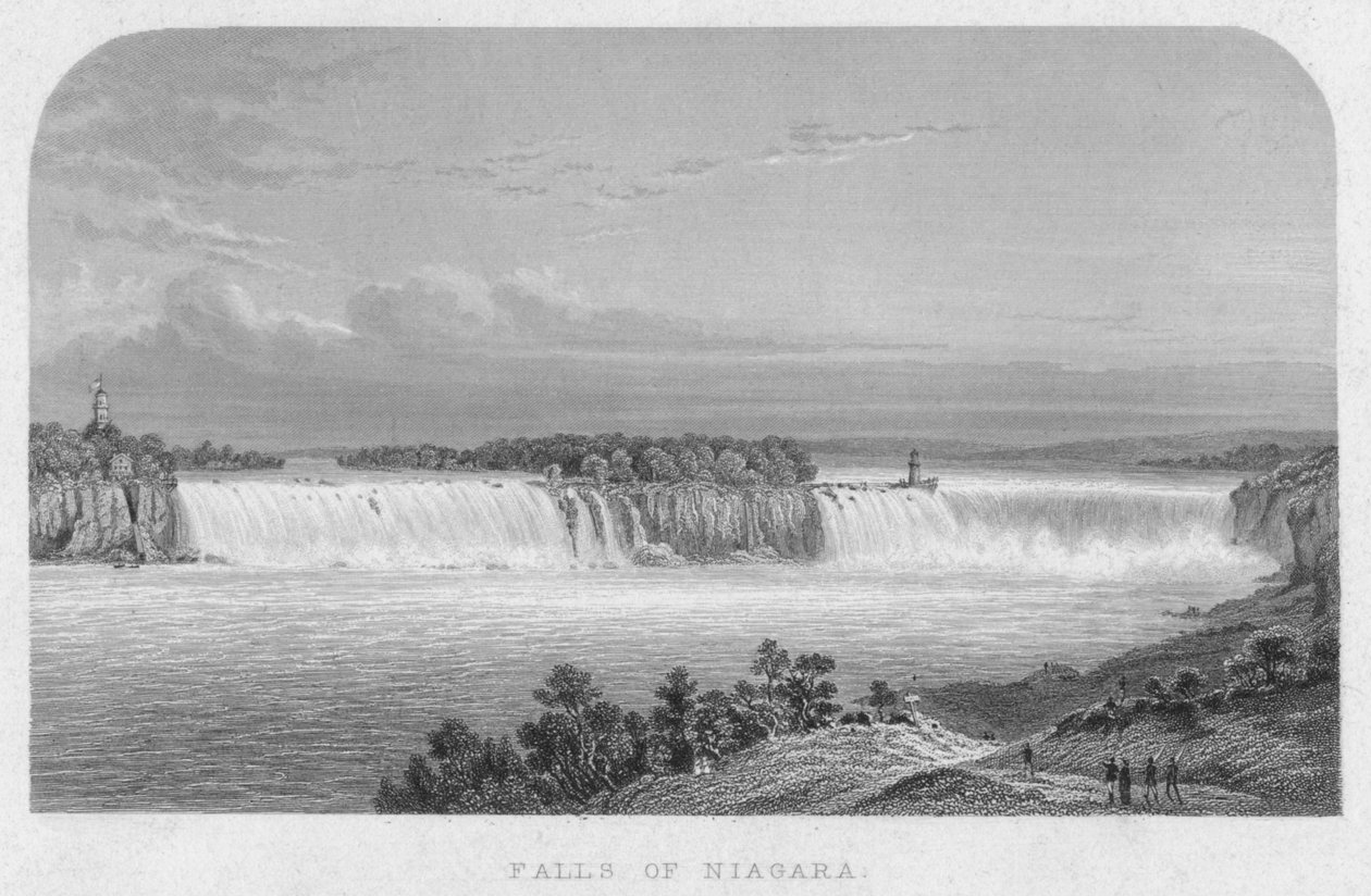 Cataratas del Niágara, mediados del siglo XIX de Henry Adlard
