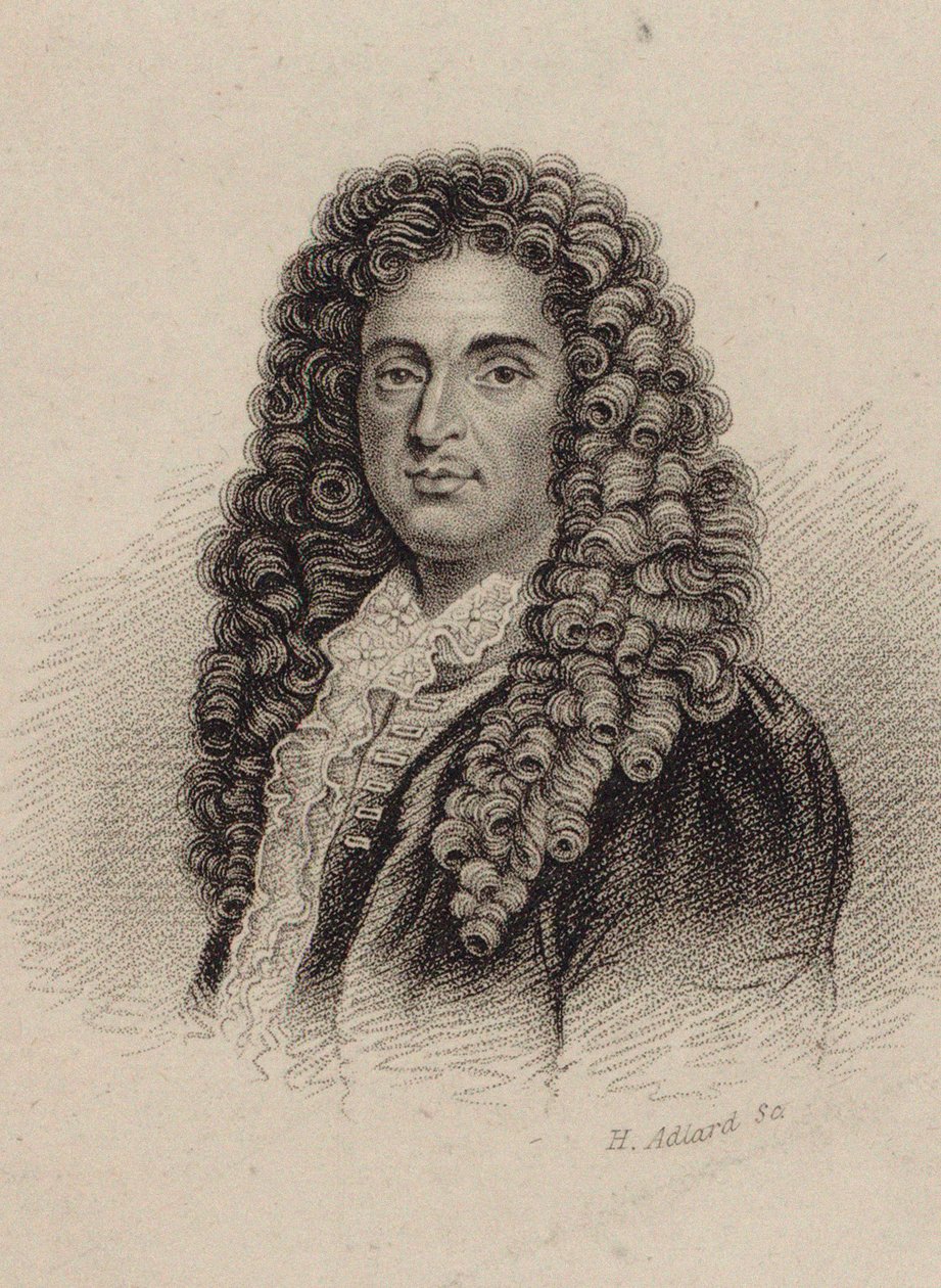 Retrato del compositor Jean-Baptiste Lully de Henry Adlard