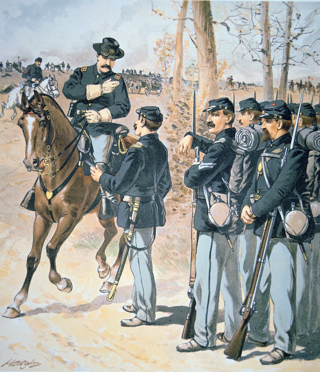 Uniformes de campaña del Ejército Federal de Henry Alexander Ogden