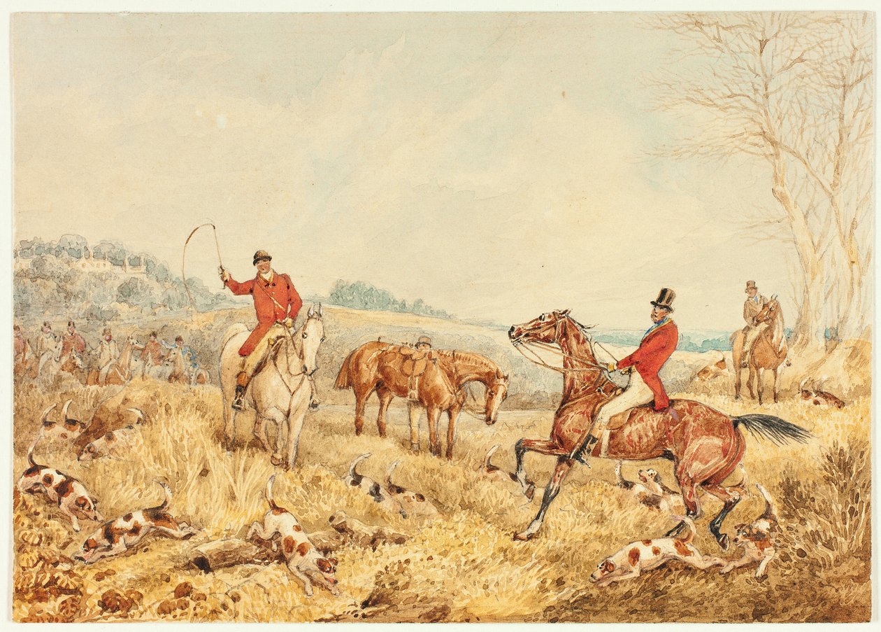 Escena de caza de Henry Alken