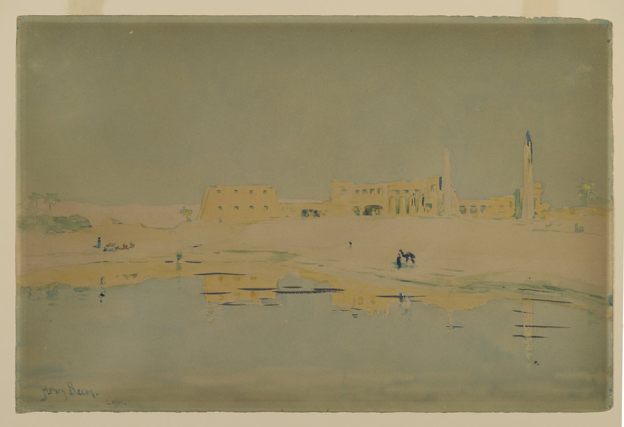 Ruinas de Luxor de Henry Bacon