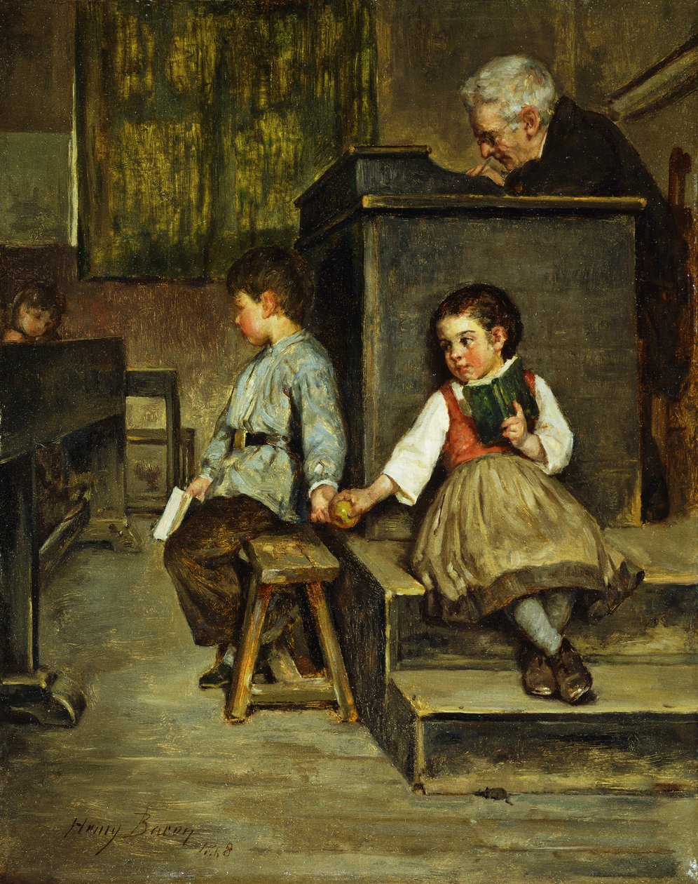 El aula, 1868 de Henry Bacon