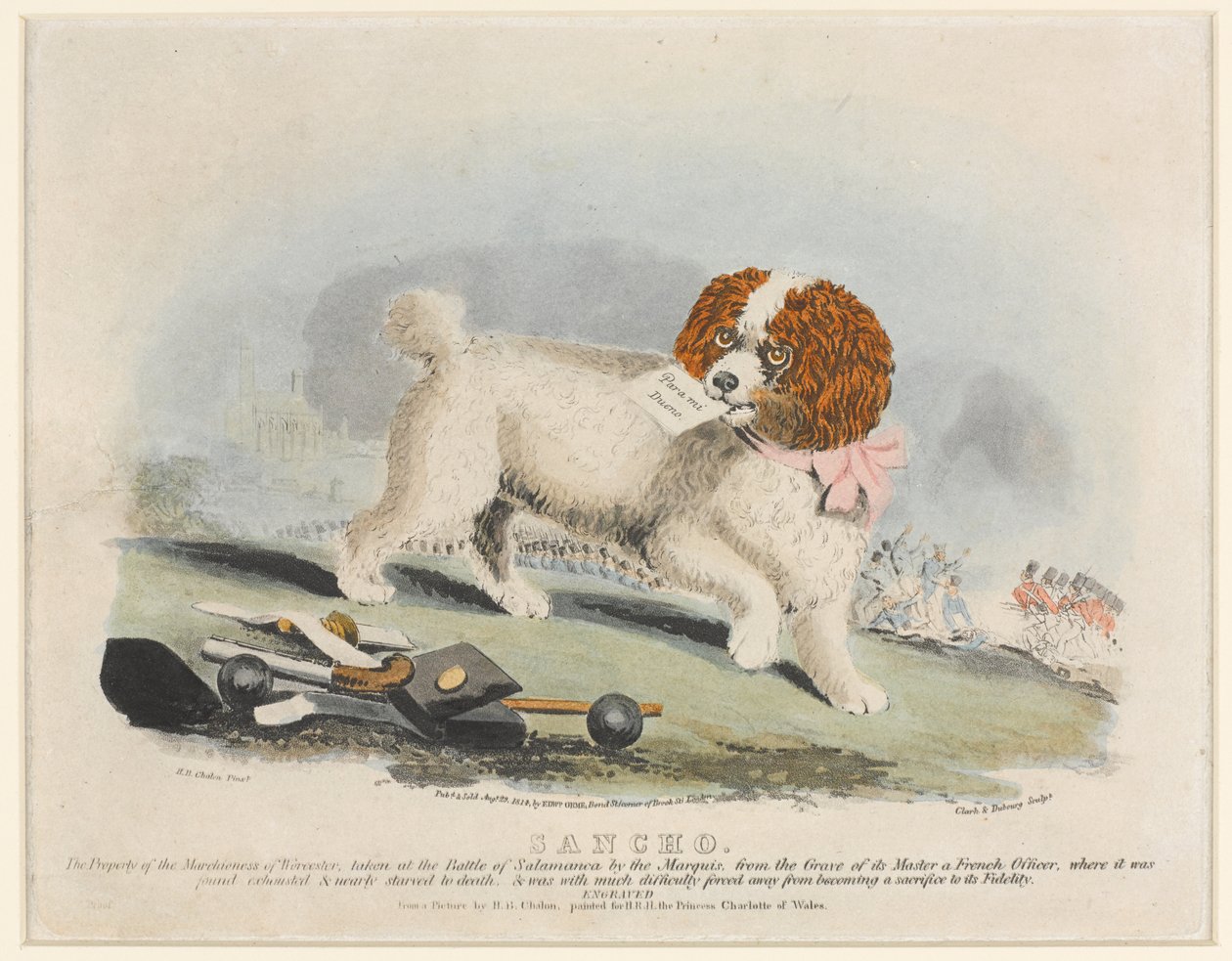 Sancho, Batalla de Salamanca, 1812 de Henry Bernard Chalon