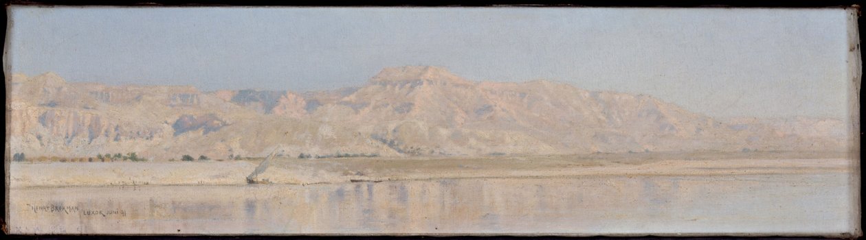El Nilo - Luxor (Las montañas de Tebas) de Henry Brokman-Knudsen