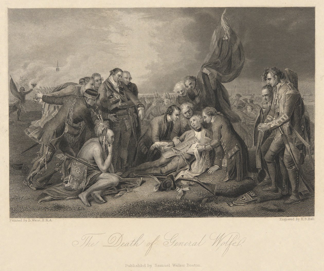 La muerte del general Wolfe de Henry Bryan Hall I