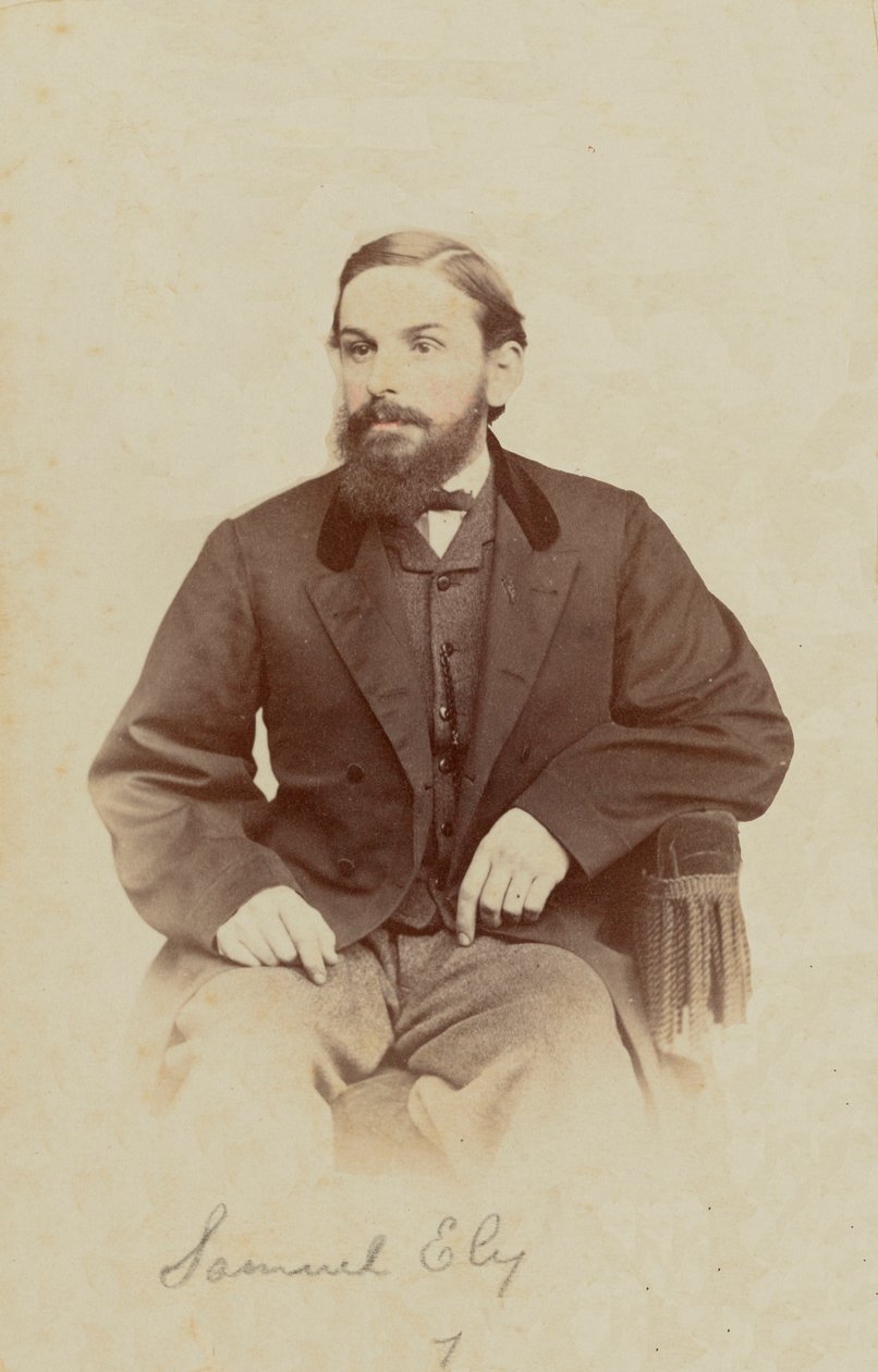 Retrato carte-de-visite de Samuel Ely de Henry C. Phillips