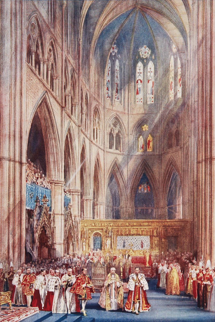 La Coronación del Rey Jorge VI de Henry Charles Brewer