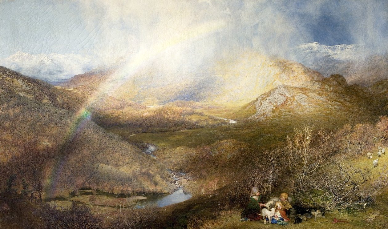 El arco iris, 1862 de Henry Clarence Whaite