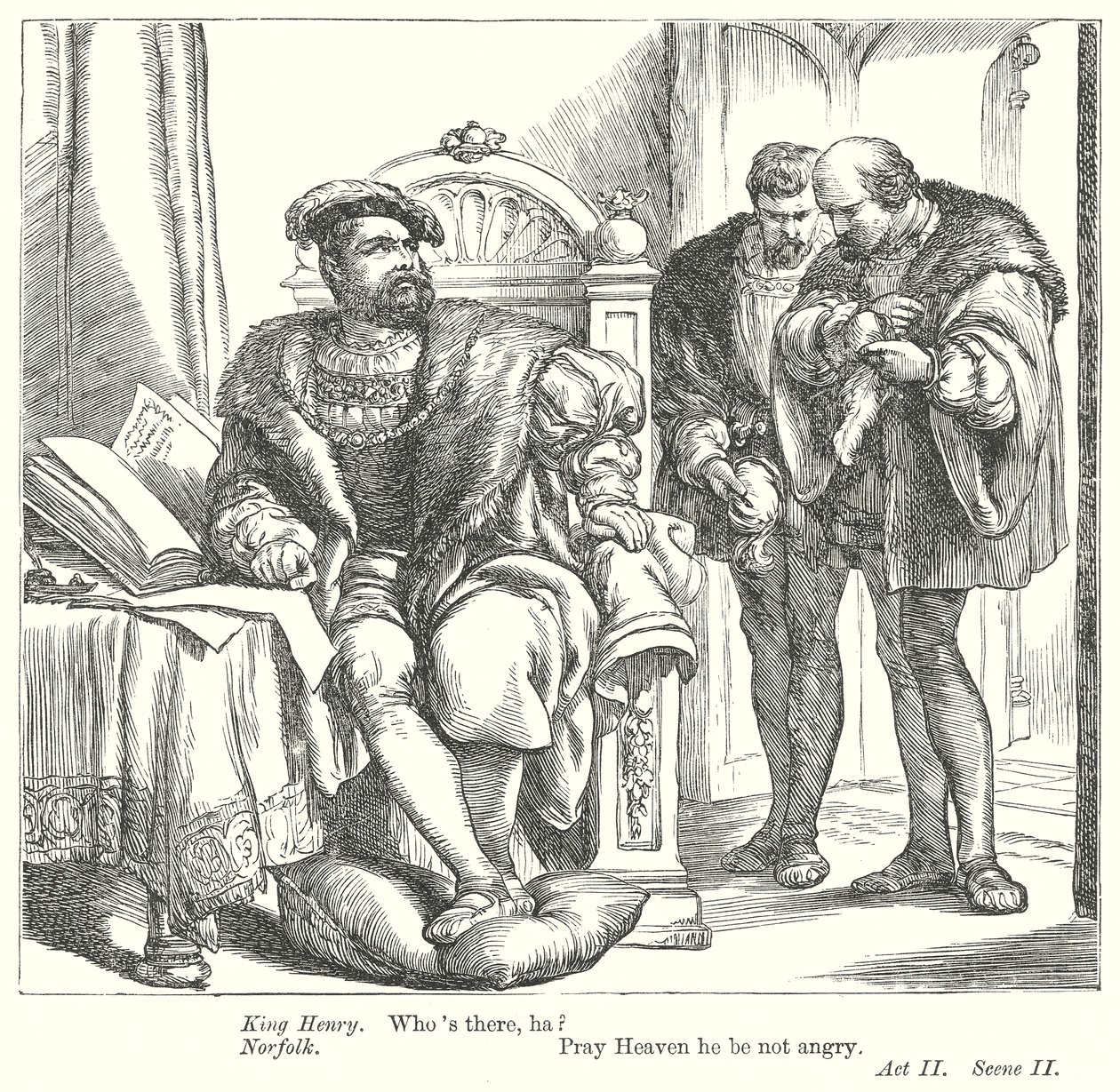 Rey Enrique VIII (grabado) de Henry Courtney (after) Selous