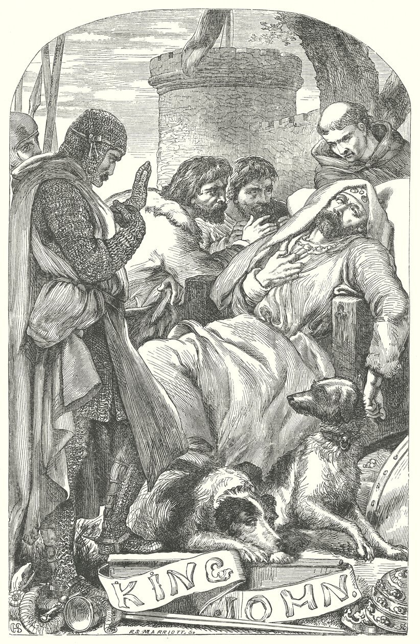 Rey Juan (grabado) de Henry Courtney (after) Selous