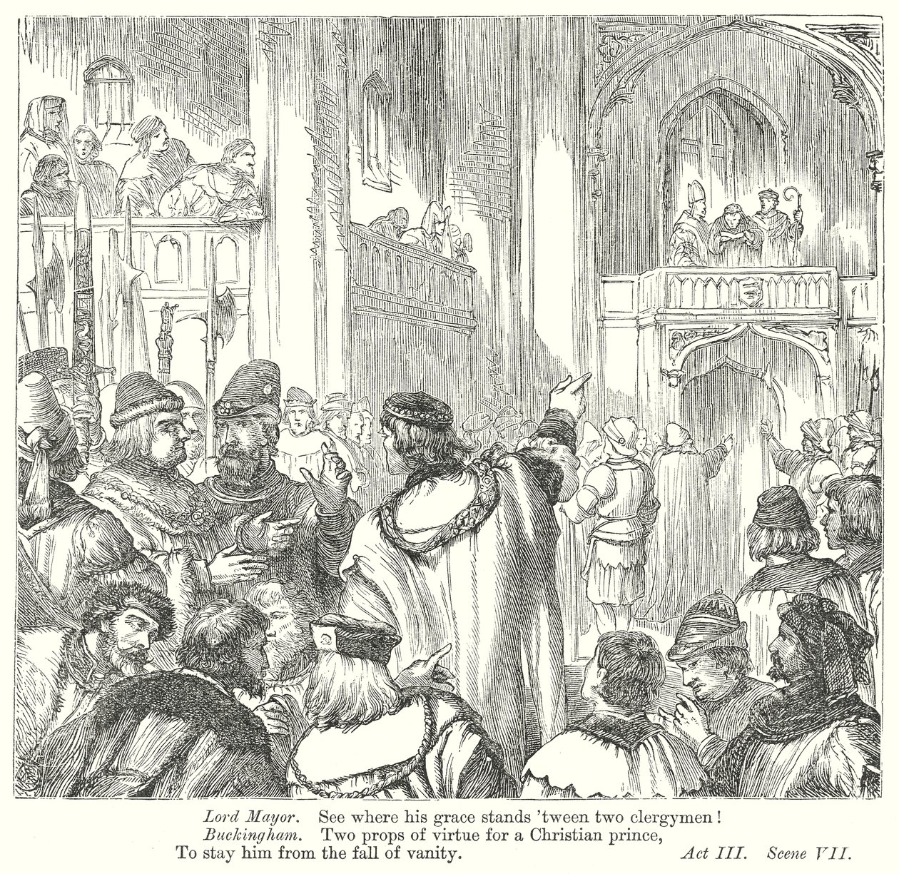 Rey Ricardo III (grabado) de Henry Courtney (after) Selous