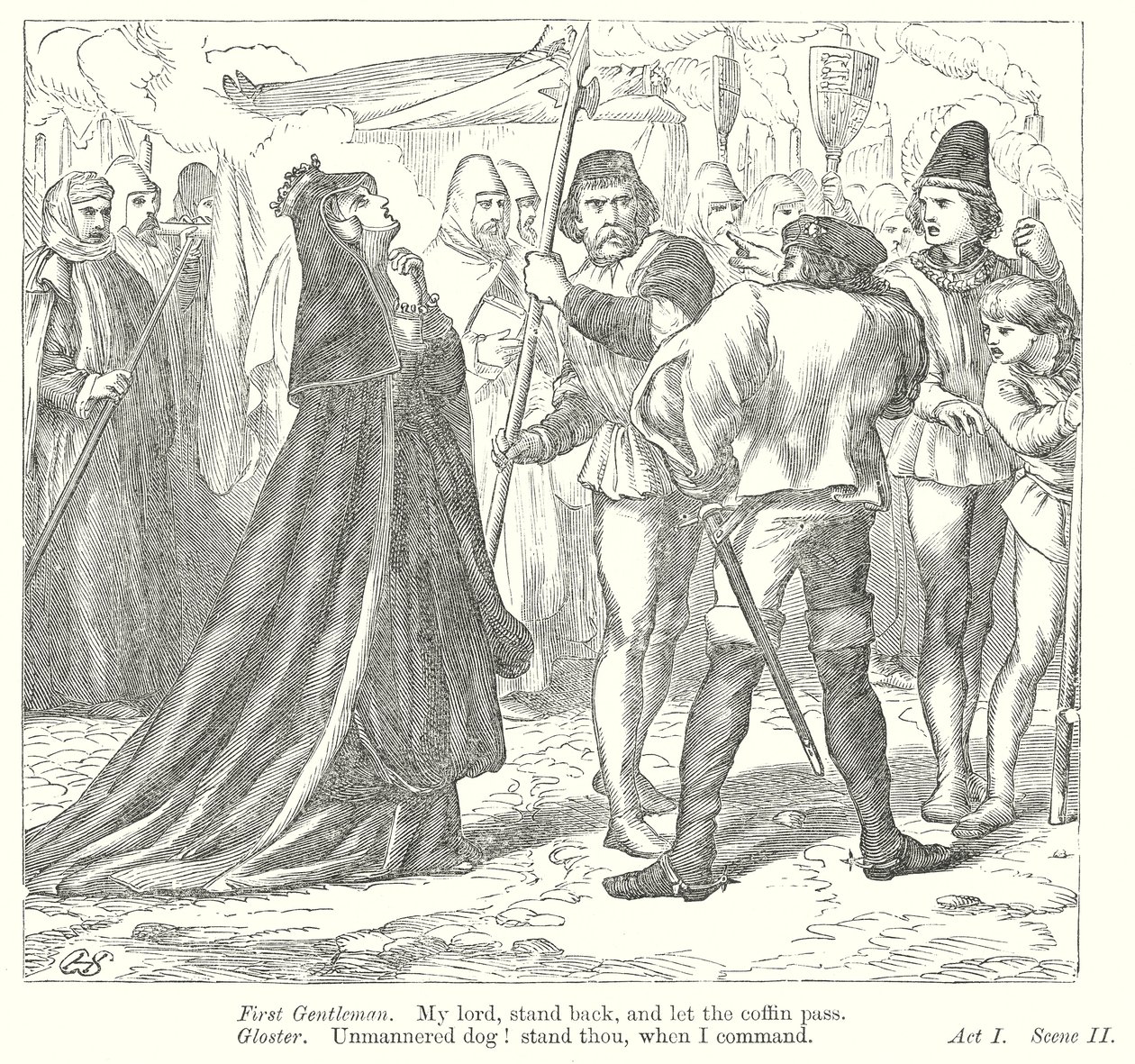 Rey Ricardo III (grabado) de Henry Courtney (after) Selous