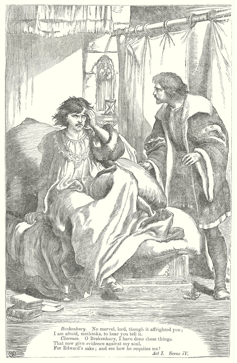Rey Ricardo III (grabado) de Henry Courtney (after) Selous