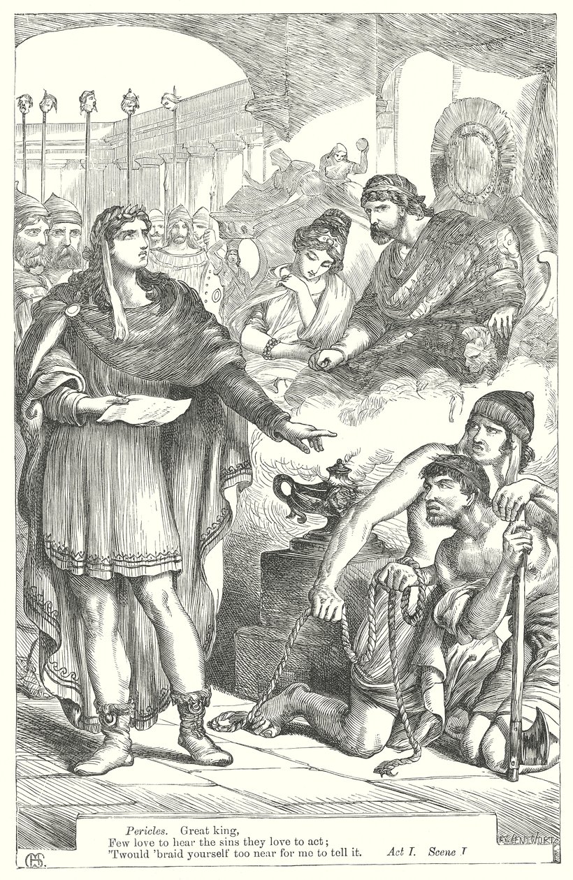 Pericles (grabado) de Henry Courtney (after) Selous