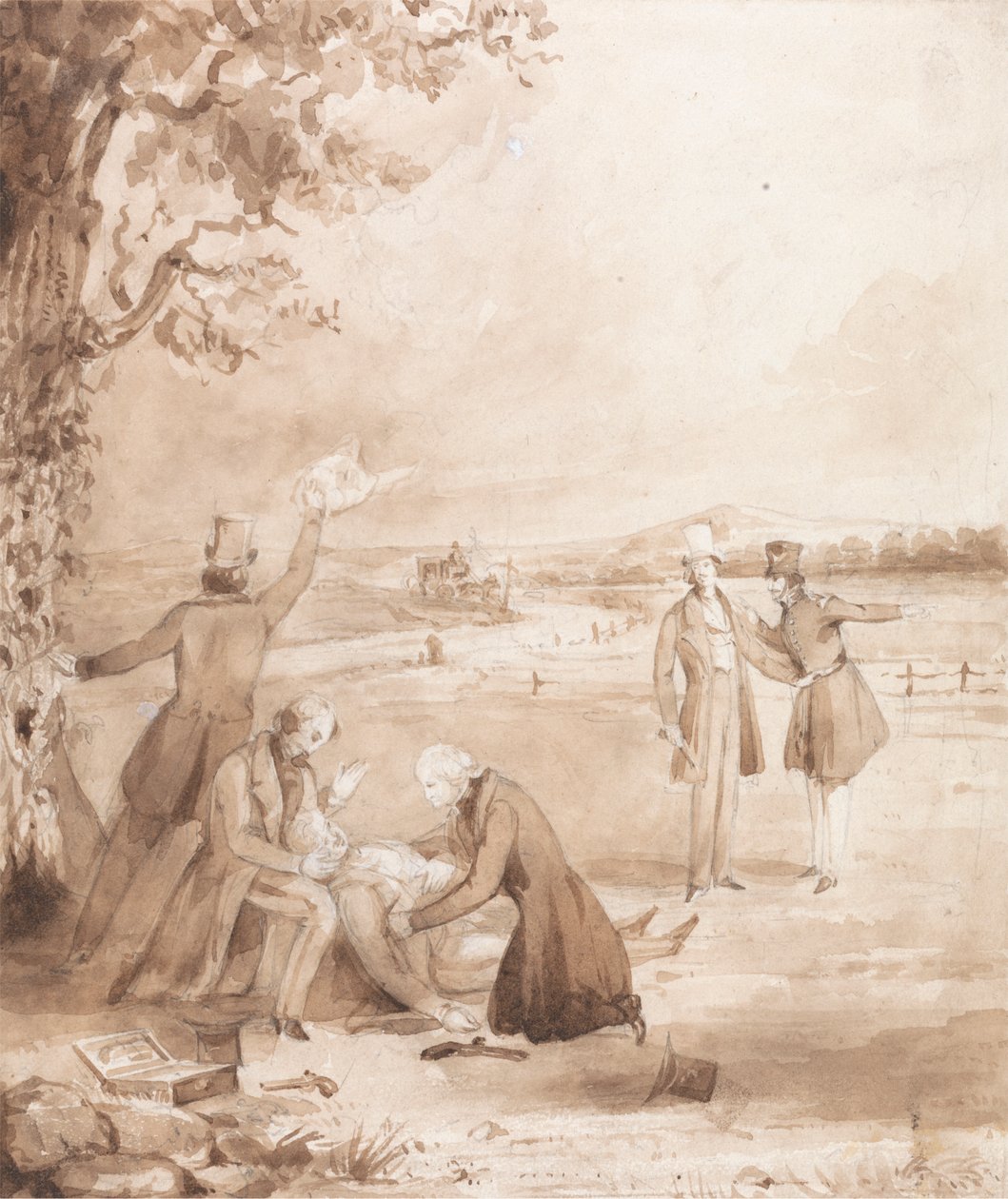 La vida de un noble: Escena octava - El duelo de Henry Dawe