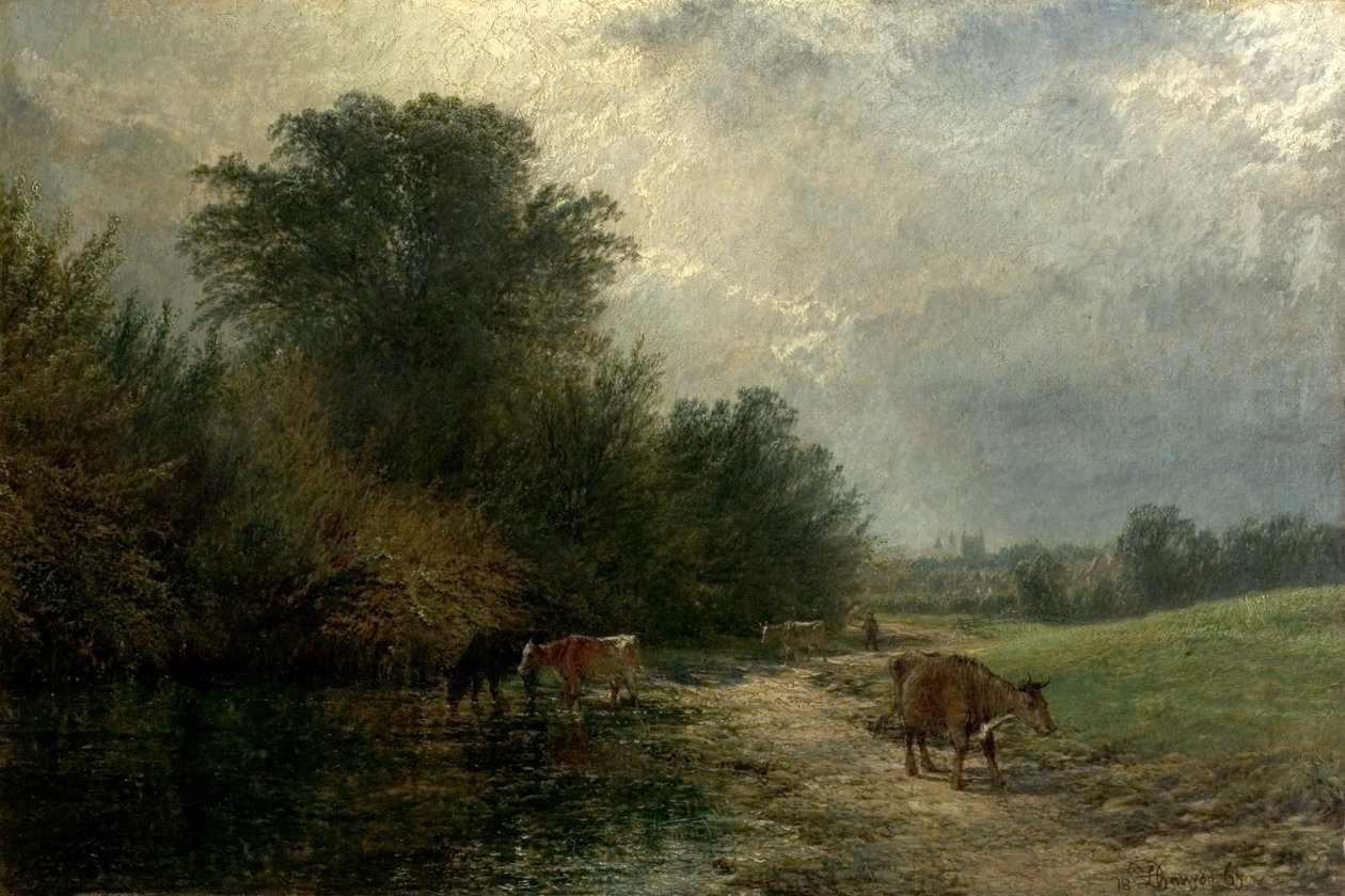 Sol y Lluvias, 1865 de Henry Dawson
