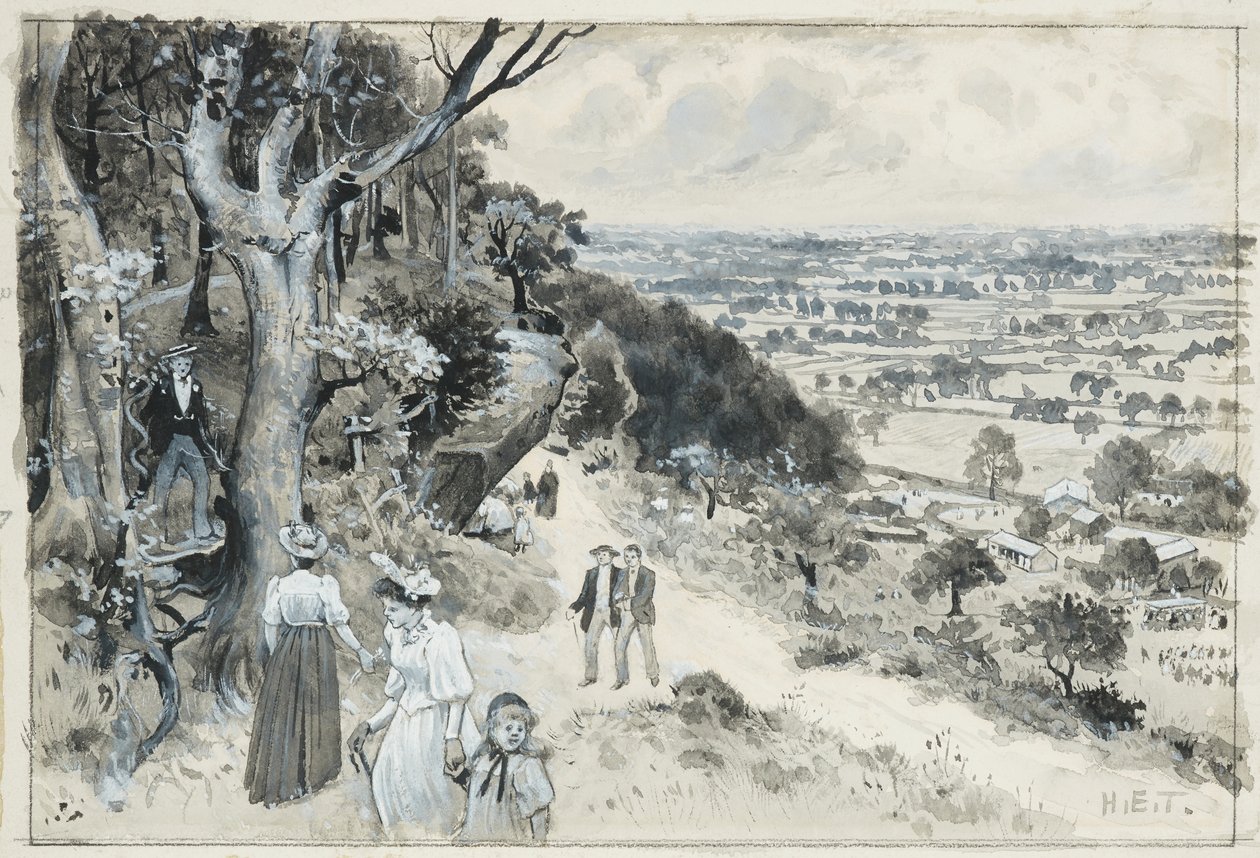 Alderley Edge, un picnic de Henry Edward Tidmarsh