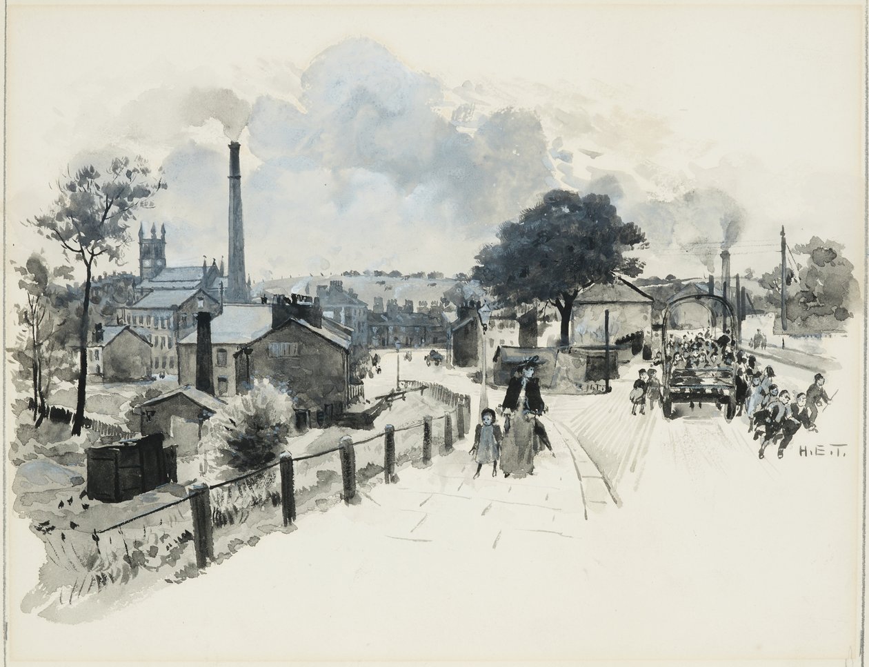 Blackley, Viaje escolar a Boggart Hole Clough de Henry Edward Tidmarsh