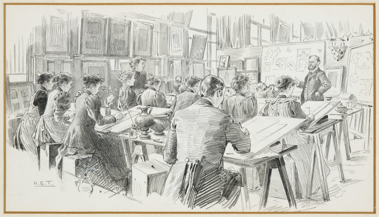 Sala de Diseño, Escuela Municipal de Arte de Henry Edward Tidmarsh