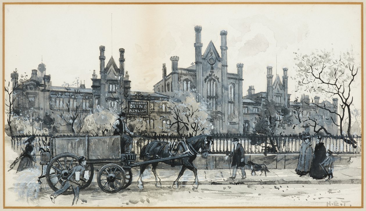 Asilo de Ciegos y Escuelas de Sordomudos de Henshaw. Old Trafford de Henry Edward Tidmarsh