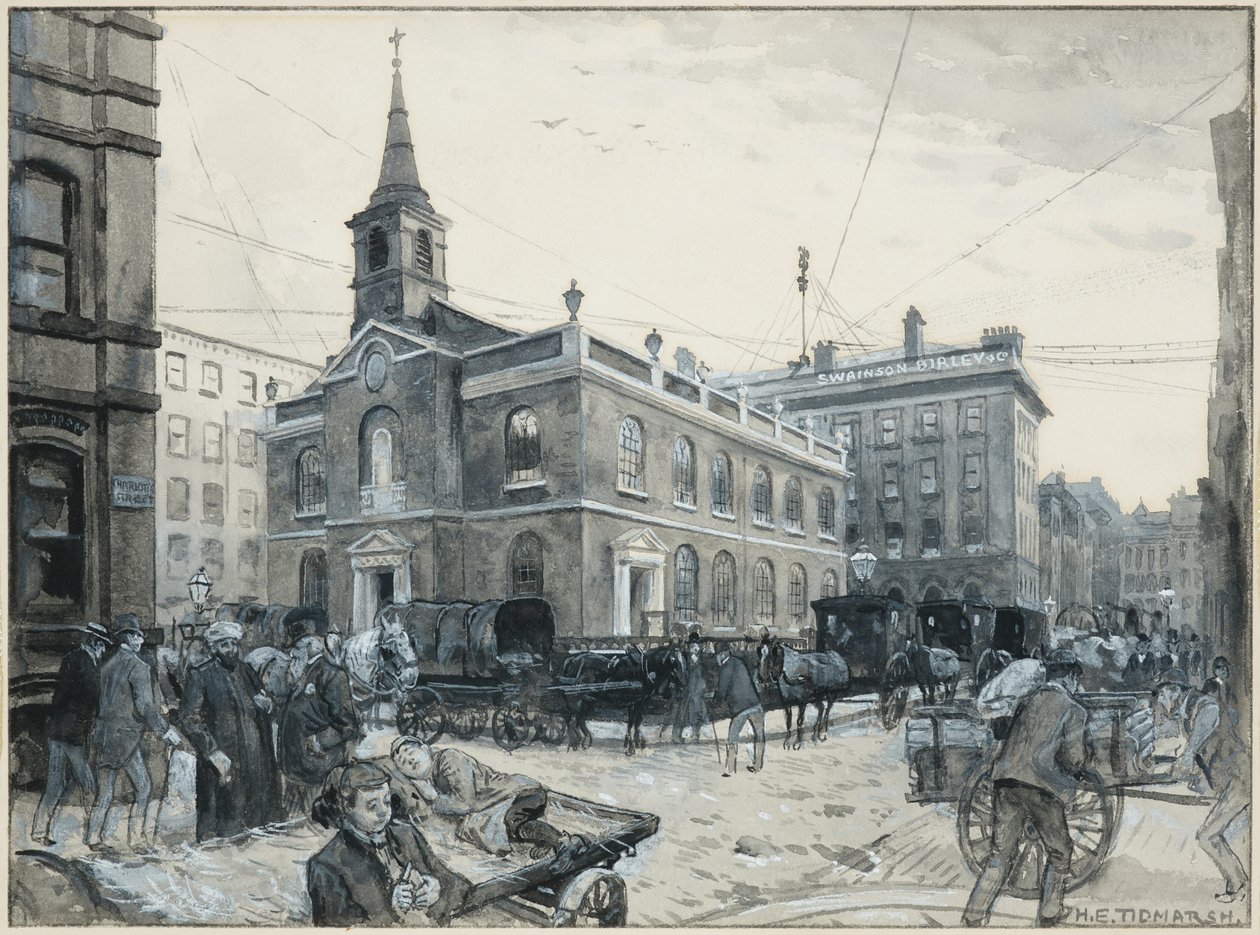 St. James, Manchester (acuarela sobre papel) de Henry Edward Tidmarsh