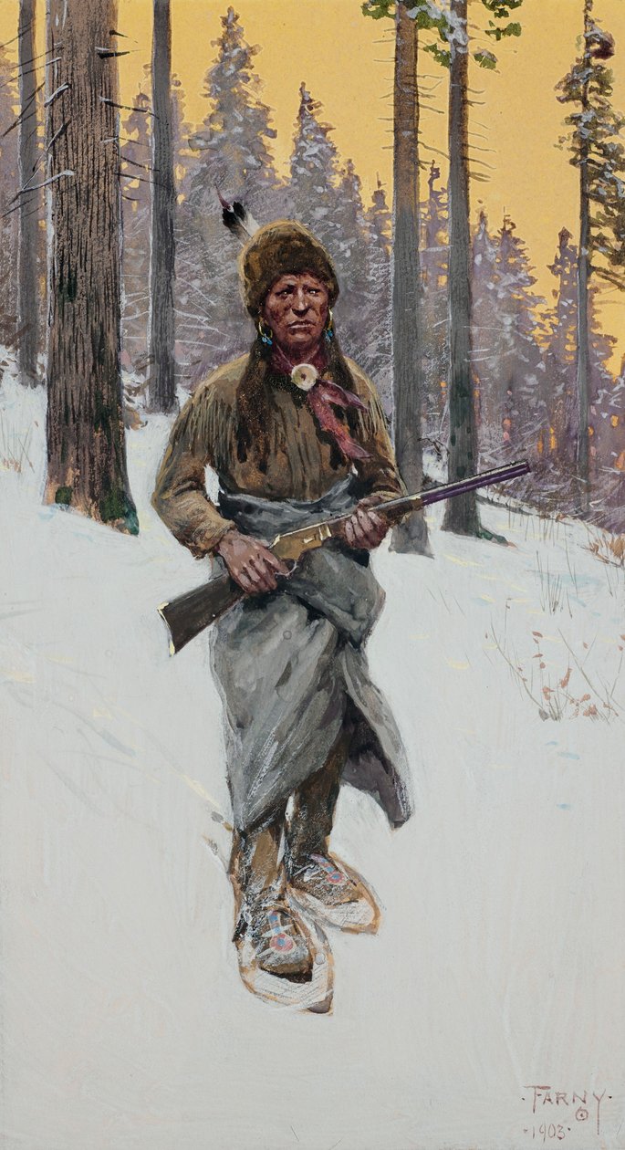 Un momento de suspense de Henry Farny