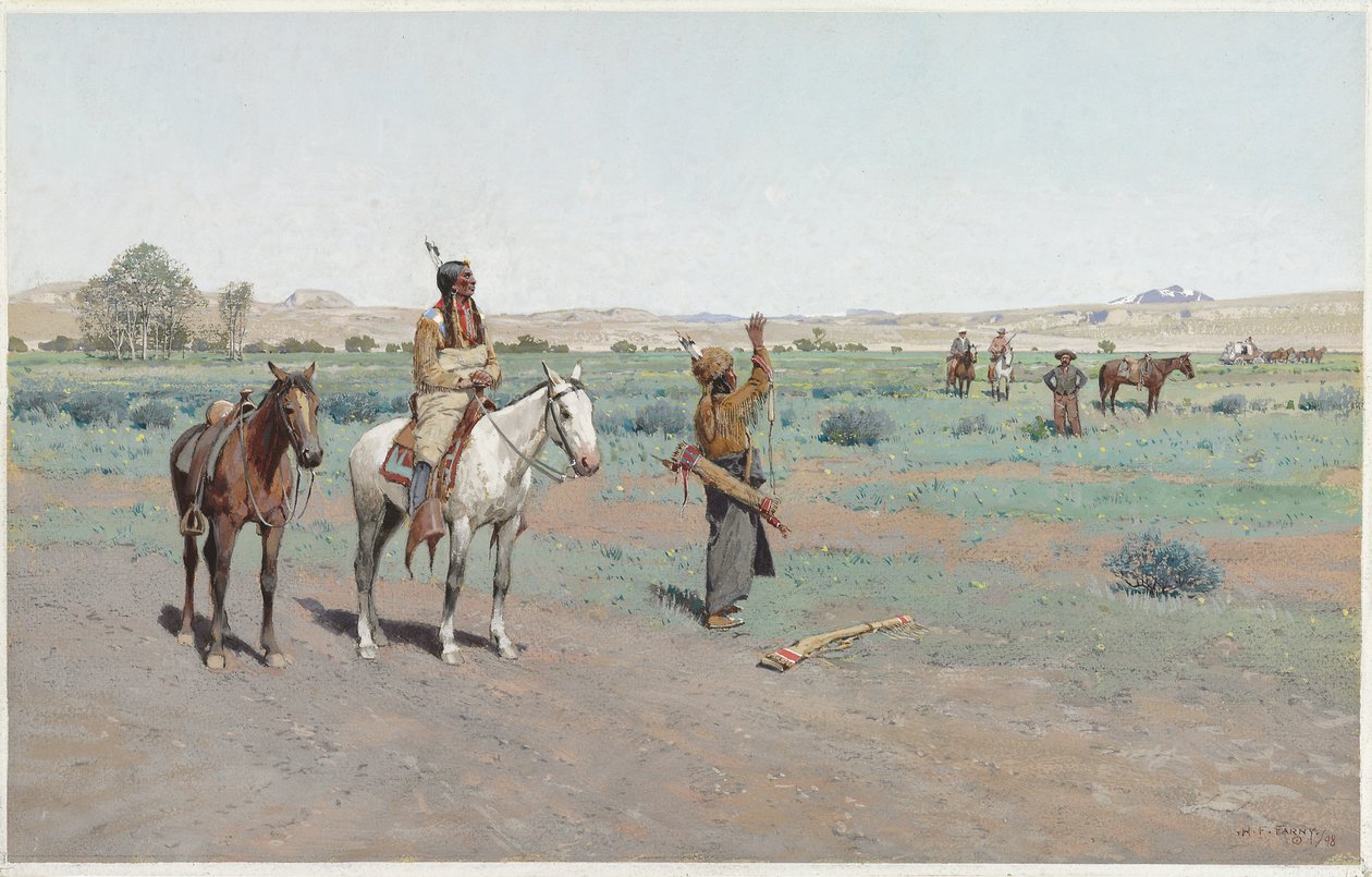 Signo de paz, 1898 de Henry Francois Farny
