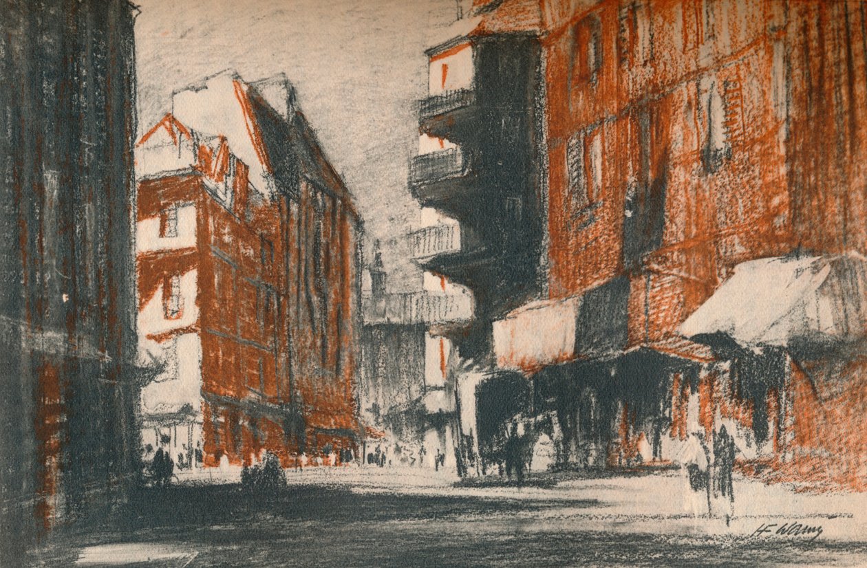 Estas calles de aspecto extranjero, c1927 de Henry Franks Waring